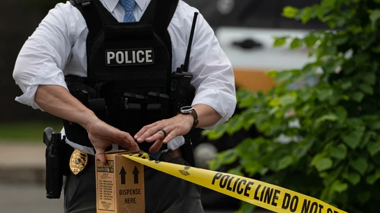 Imagen de archivo de un agente de la Policía de Estados Unidos. Imagen de archivo de un agente de la Policía de Estados Unidos.