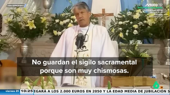 El padre Pistolas asegura que las mujeres no pueden ser sacerdotisas porque "son muy chismosas" El padre Pistolas asegura que las mujeres no pueden ser sacerdotisas porque "son muy chismosas"